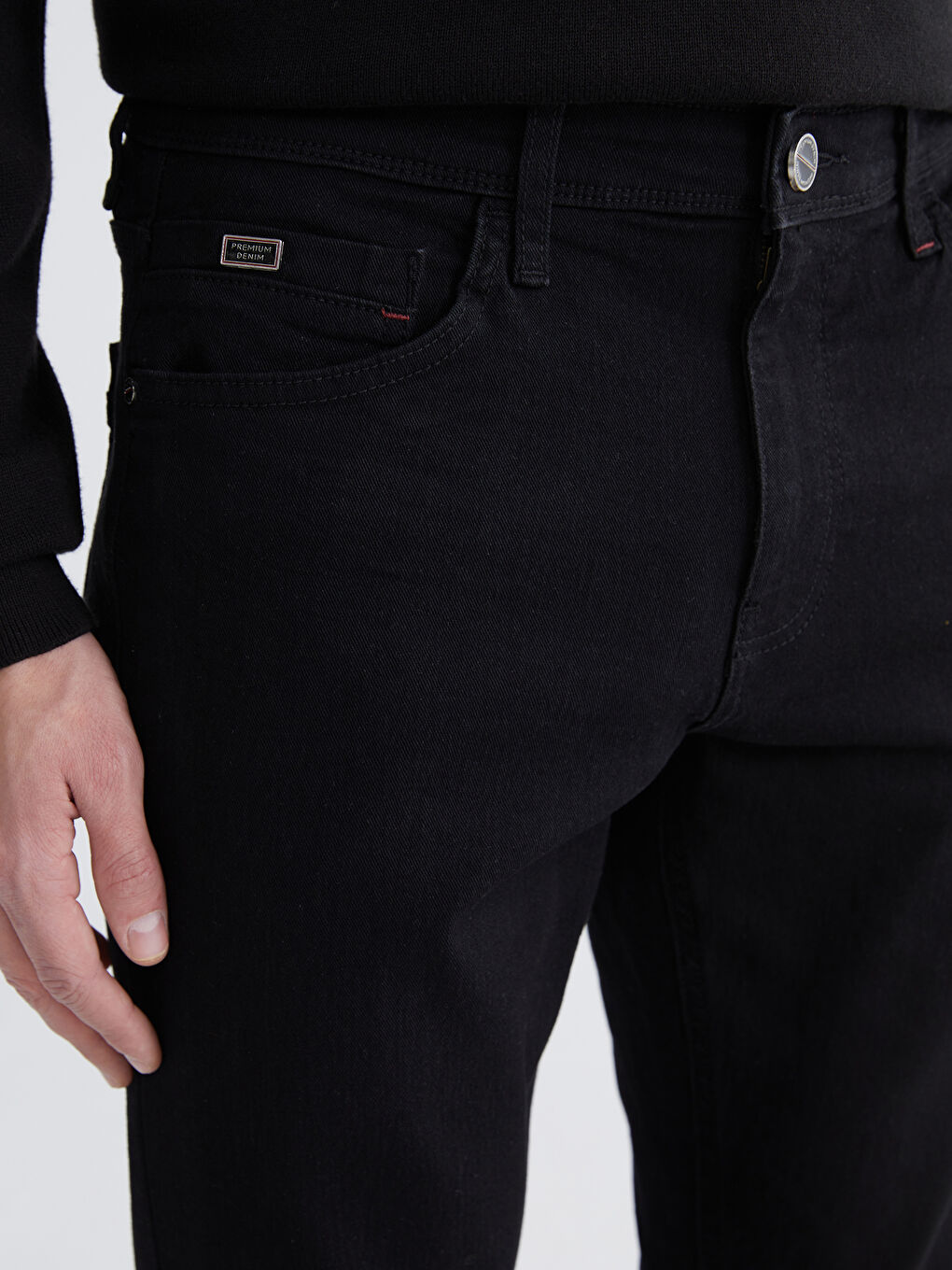 Siyah 760 Skinny Fit Erkek Jean Pantolon-2