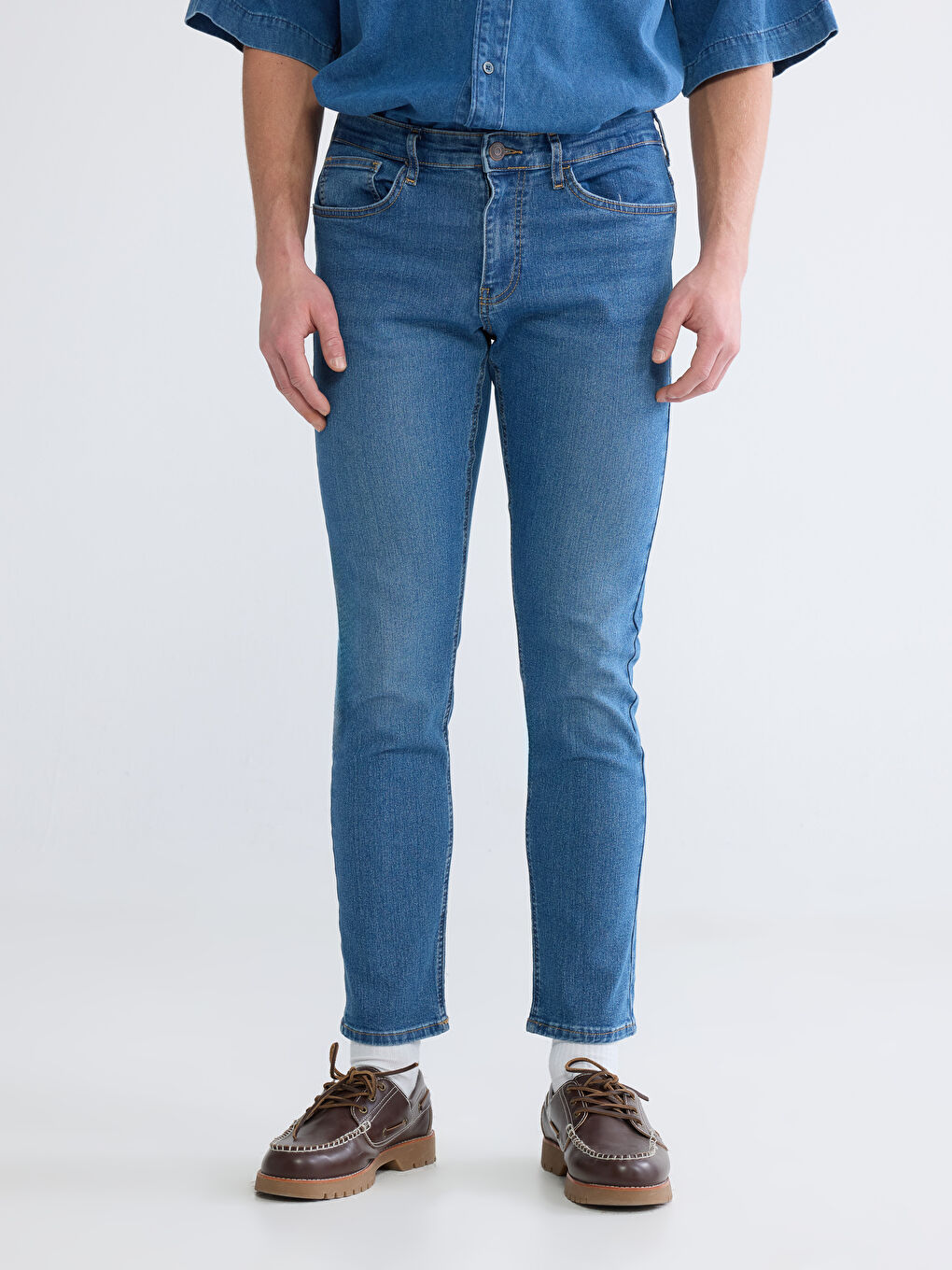 İndigo 750 Slim Fit Erkek Jean Pantolon-1