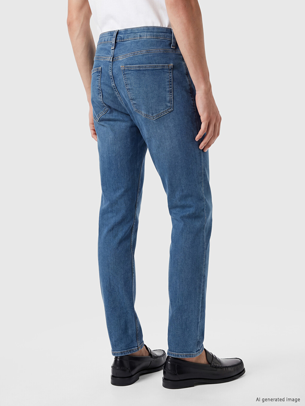 Мъжки дънки 750 Slim Fit-6