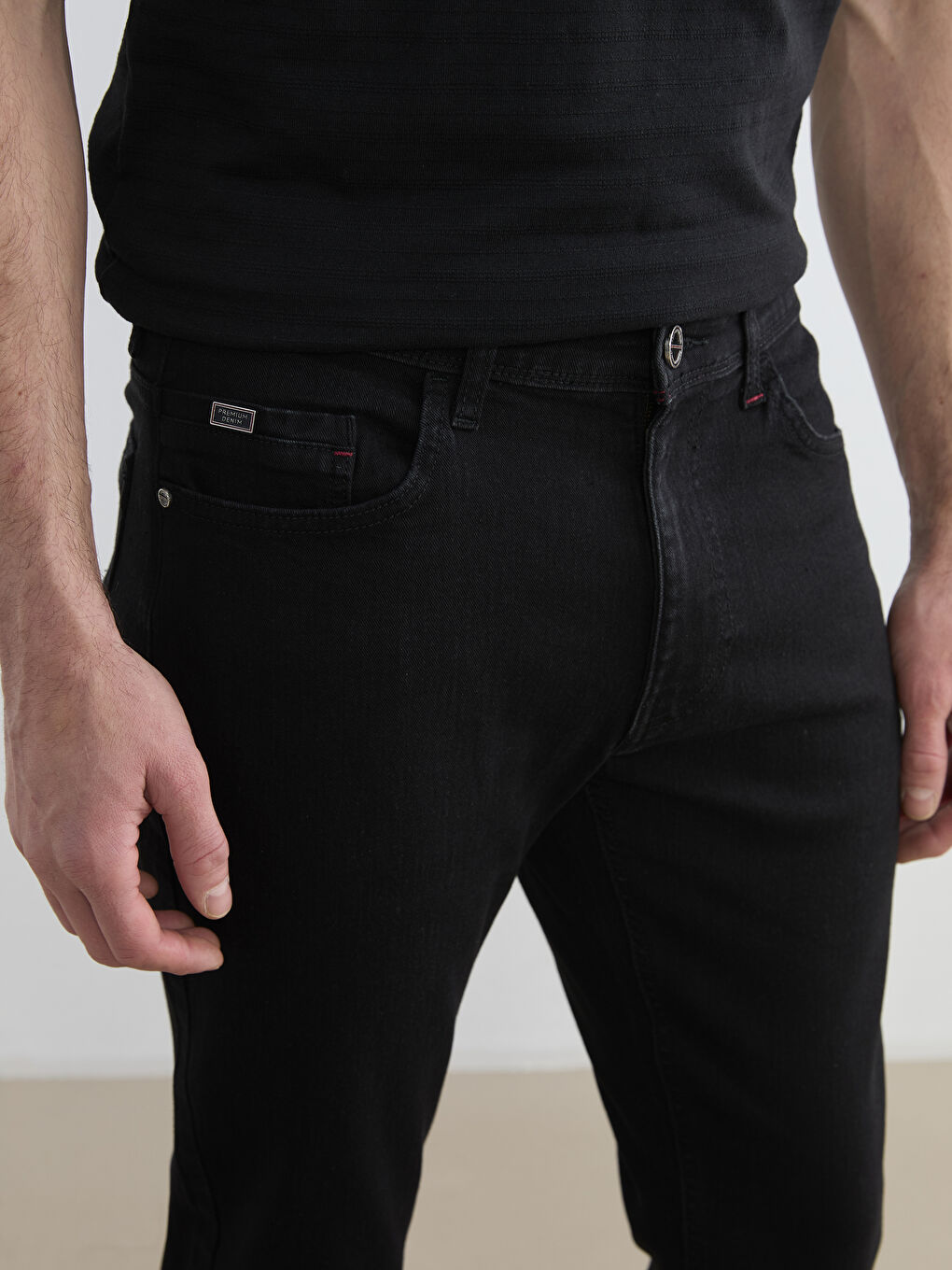 Siyah 750 Slim Fit Erkek Jean Pantolon-2