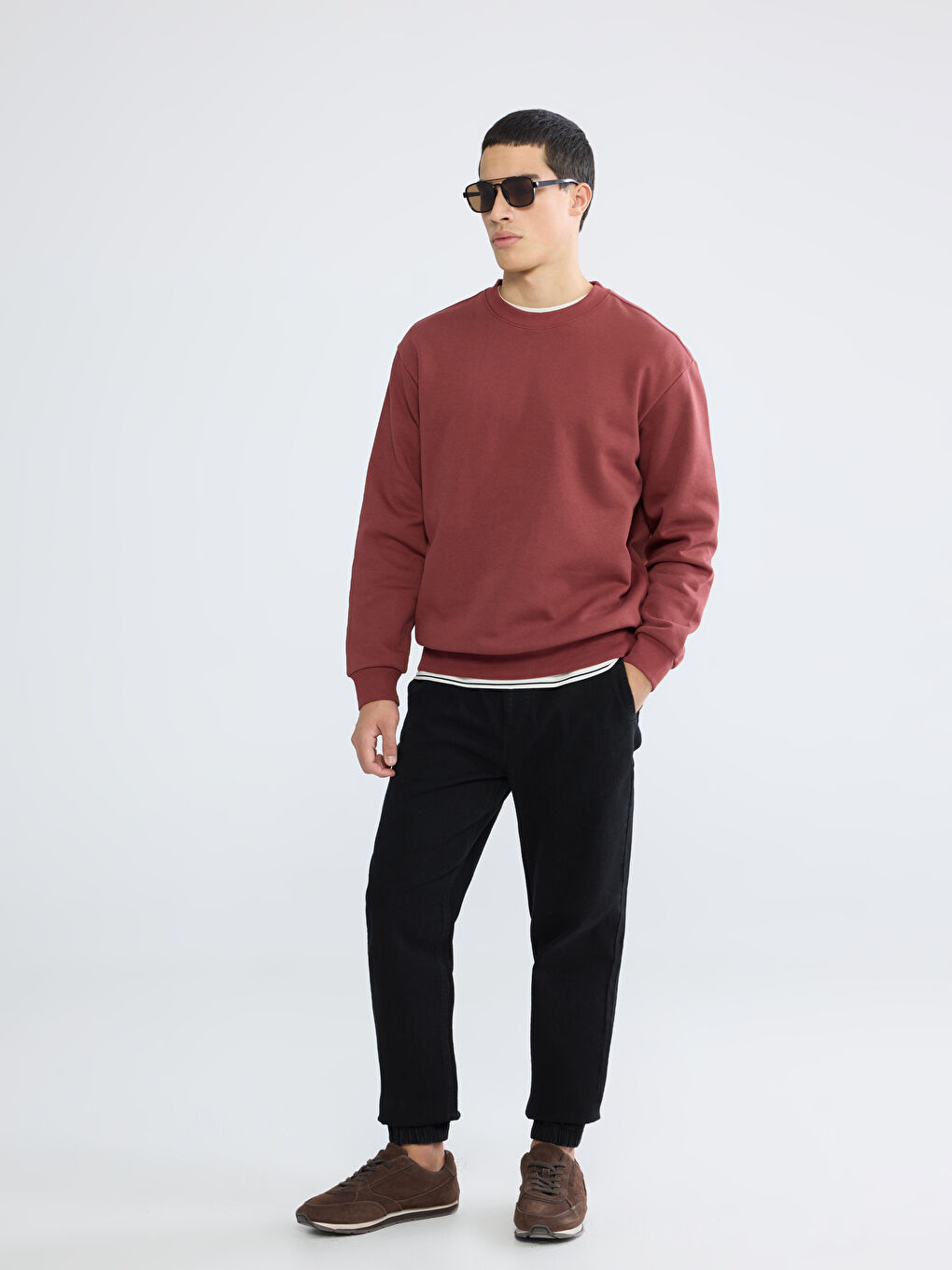 Siyah 780 Jogger Erkek Jean Pantolon