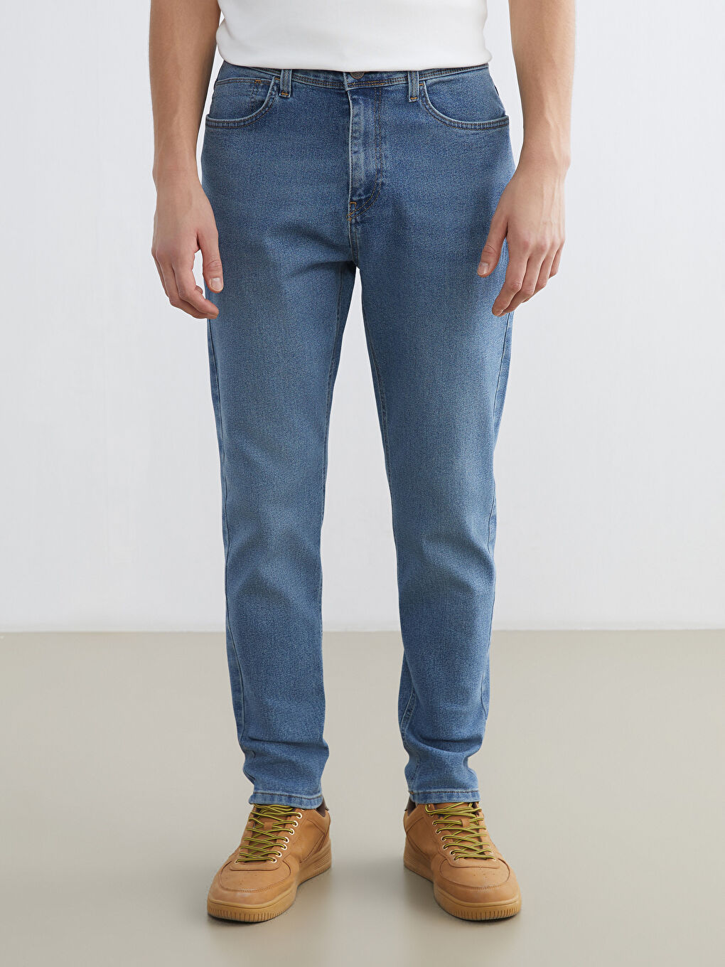 İndigo 730 Havuç Kalıp Erkek Jean Pantolon-1