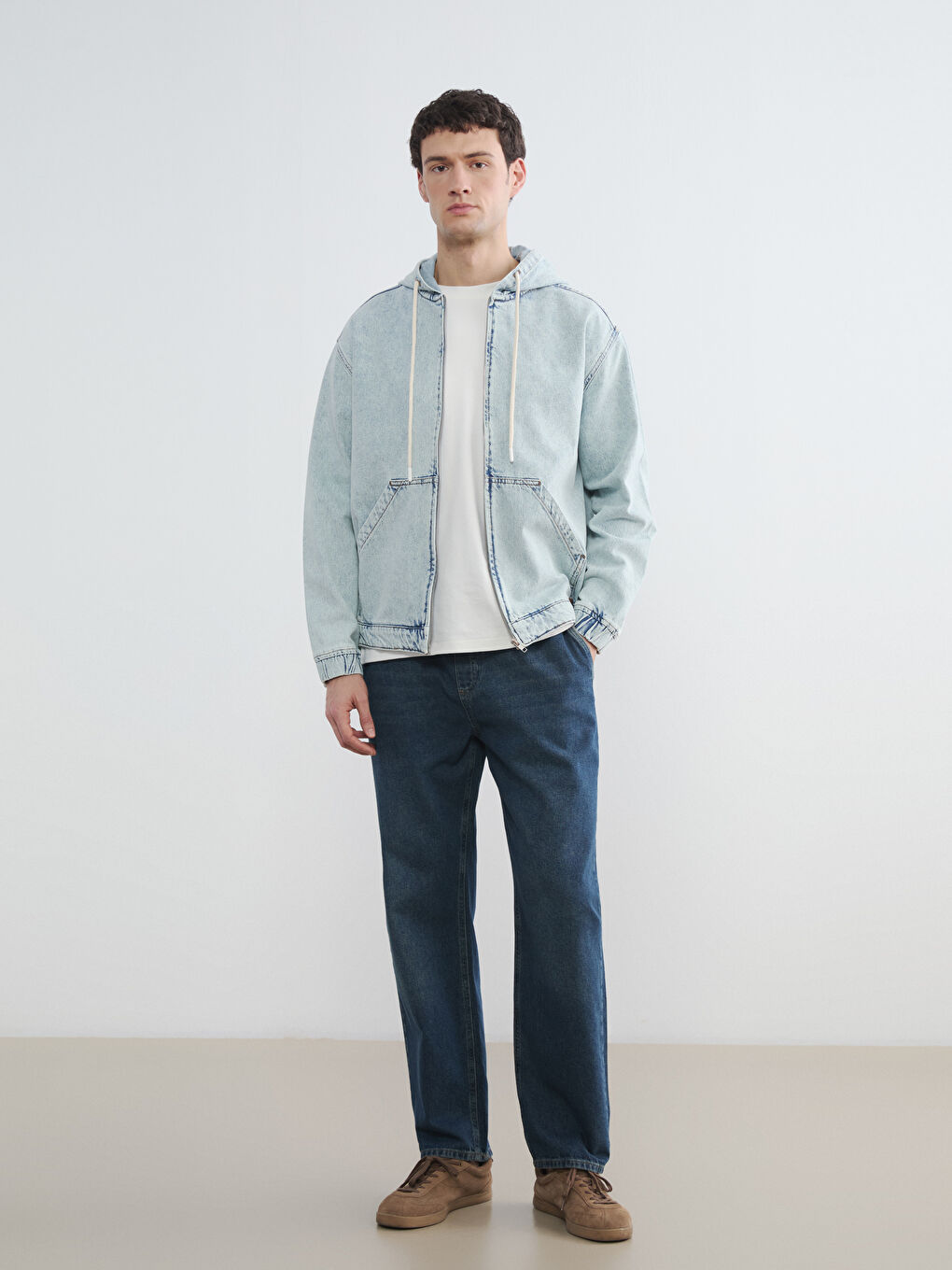 İndigo Rahat Kalıp Erkek Jean Mont-1