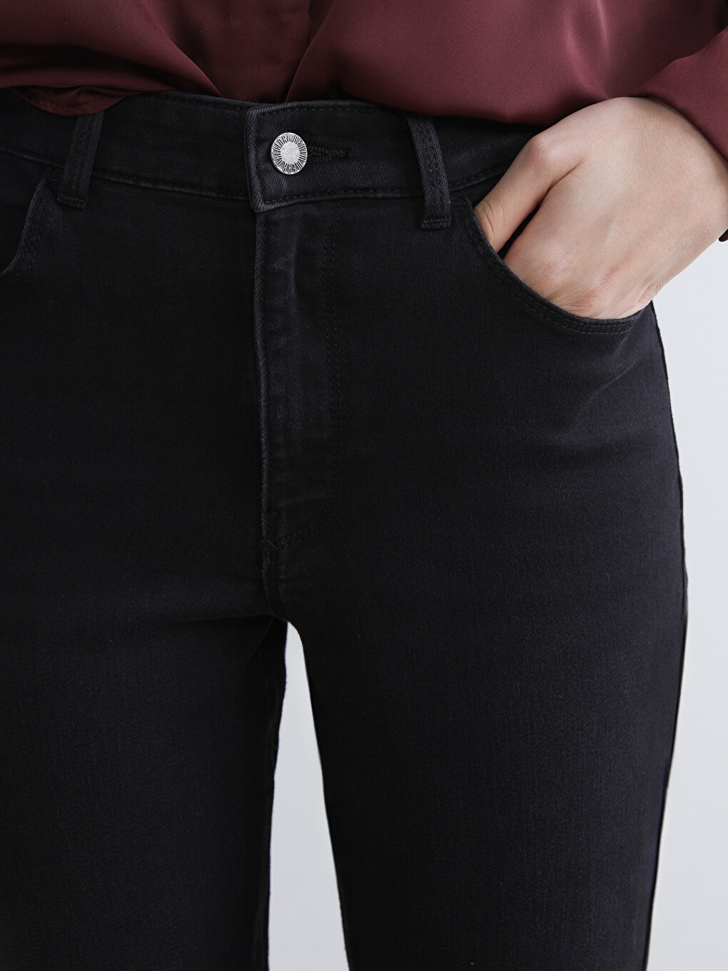 Siyah Jüpiter Süper Skinny Fit Jean Pantolon-2