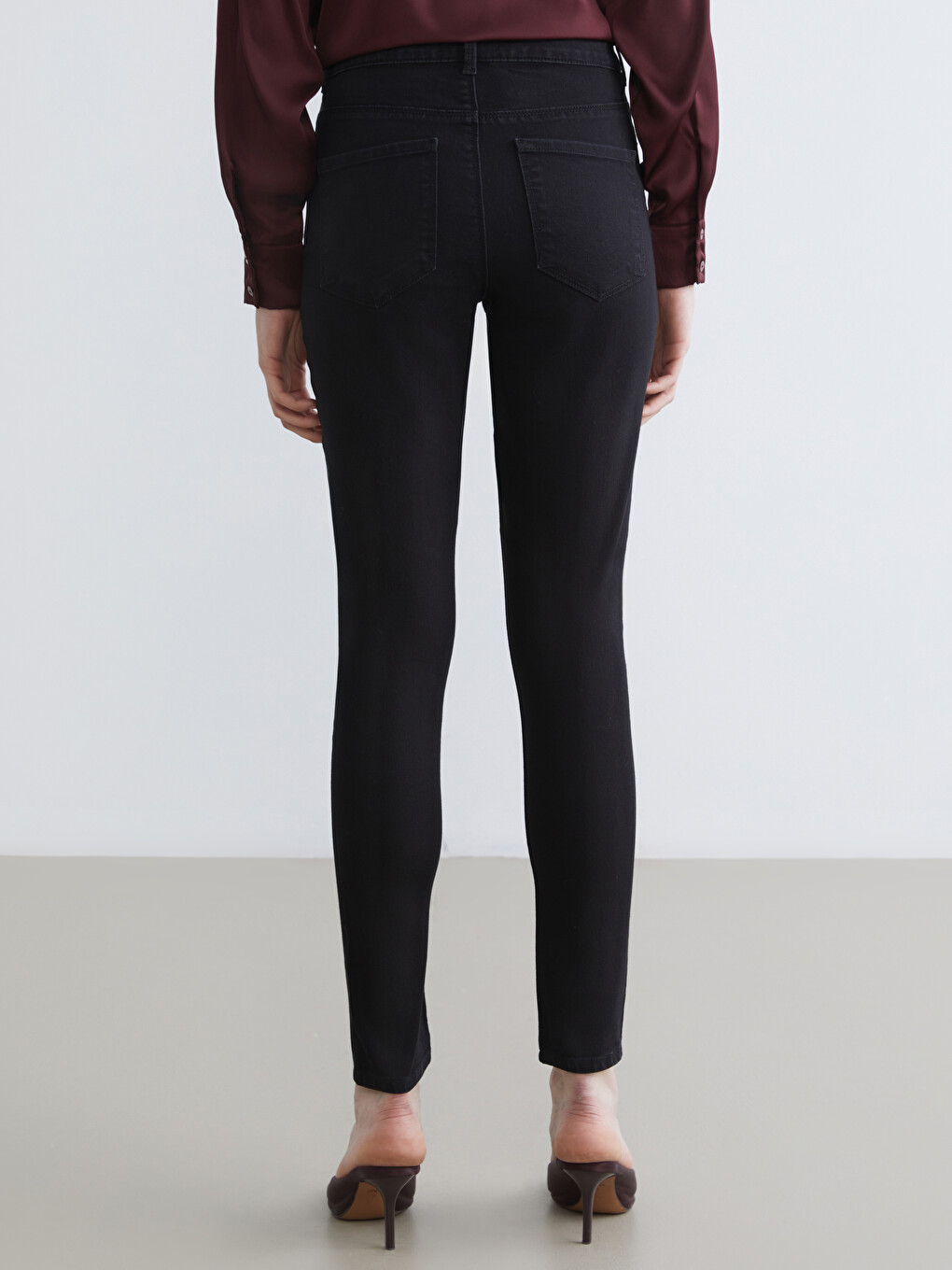 Siyah Jüpiter Süper Skinny Fit Jean Pantolon-3