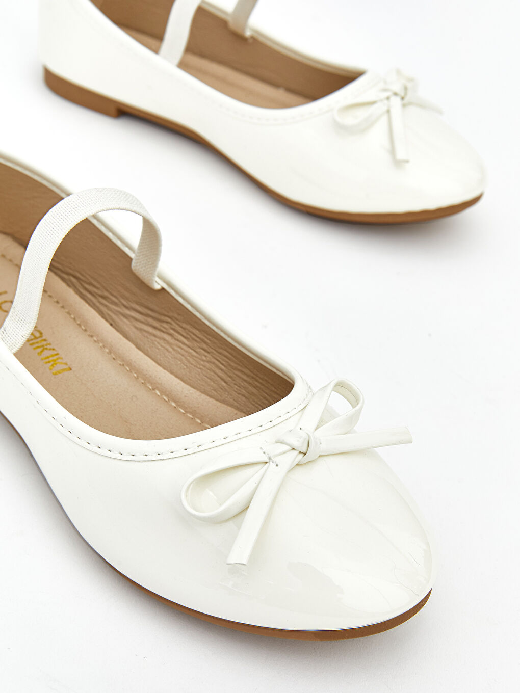 Girl WHITE Ballet Flats-2
