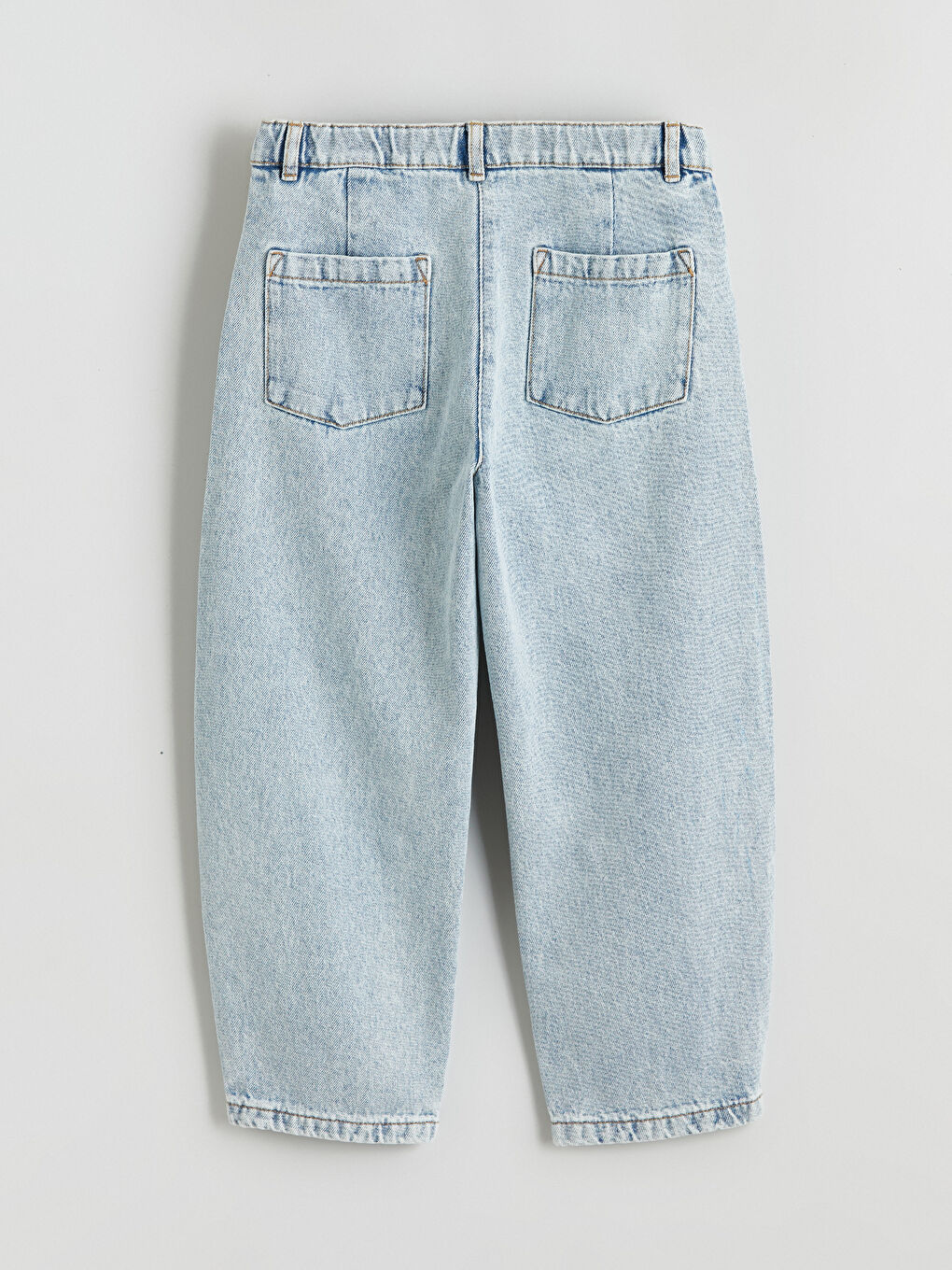 Girls' Jean Pants with Adjustable Elastic Waistband-3