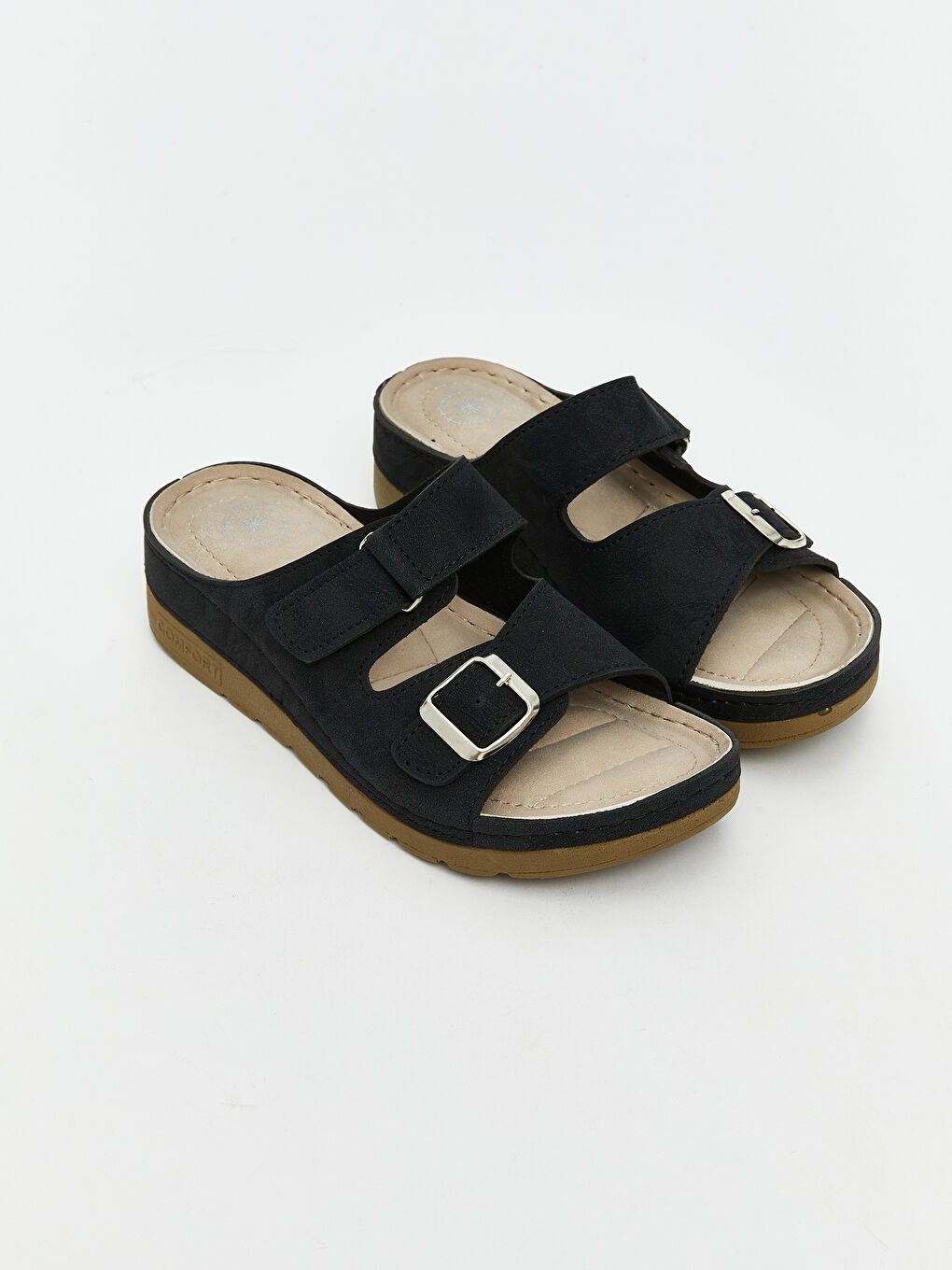 Siyah Süet Görünümlü Kadın Terlik