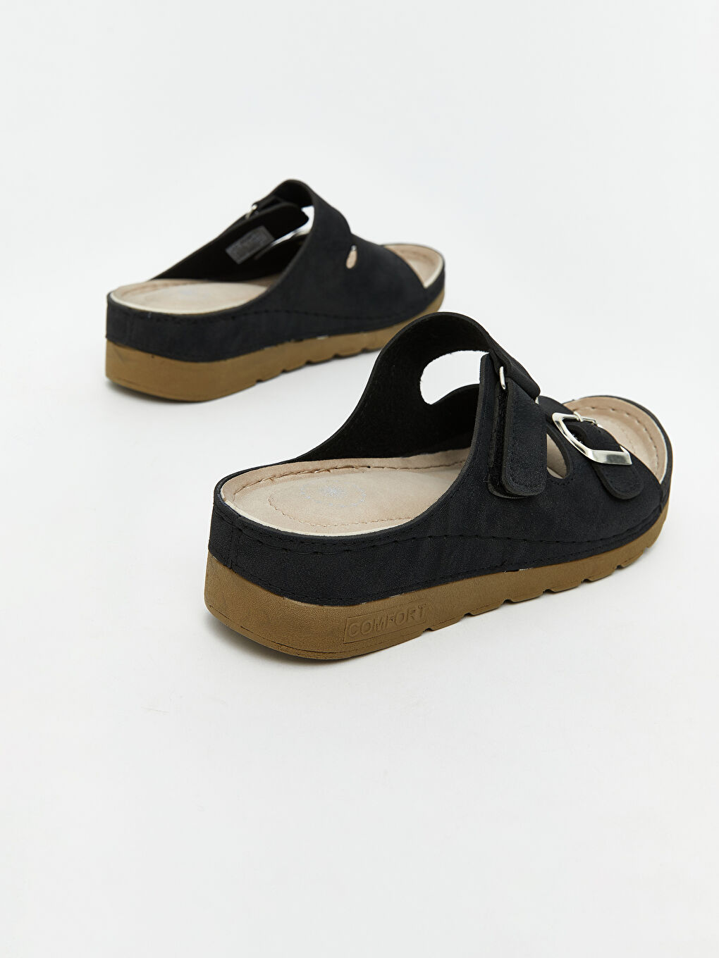 Siyah Süet Görünümlü Kadın Terlik-4