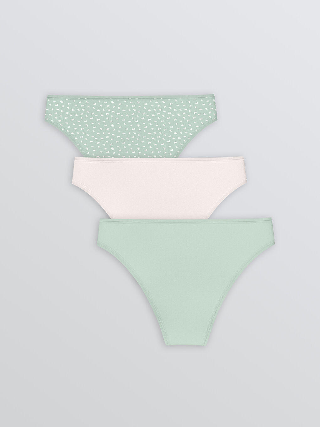 Woman GREEN Brazilian Knickers-1