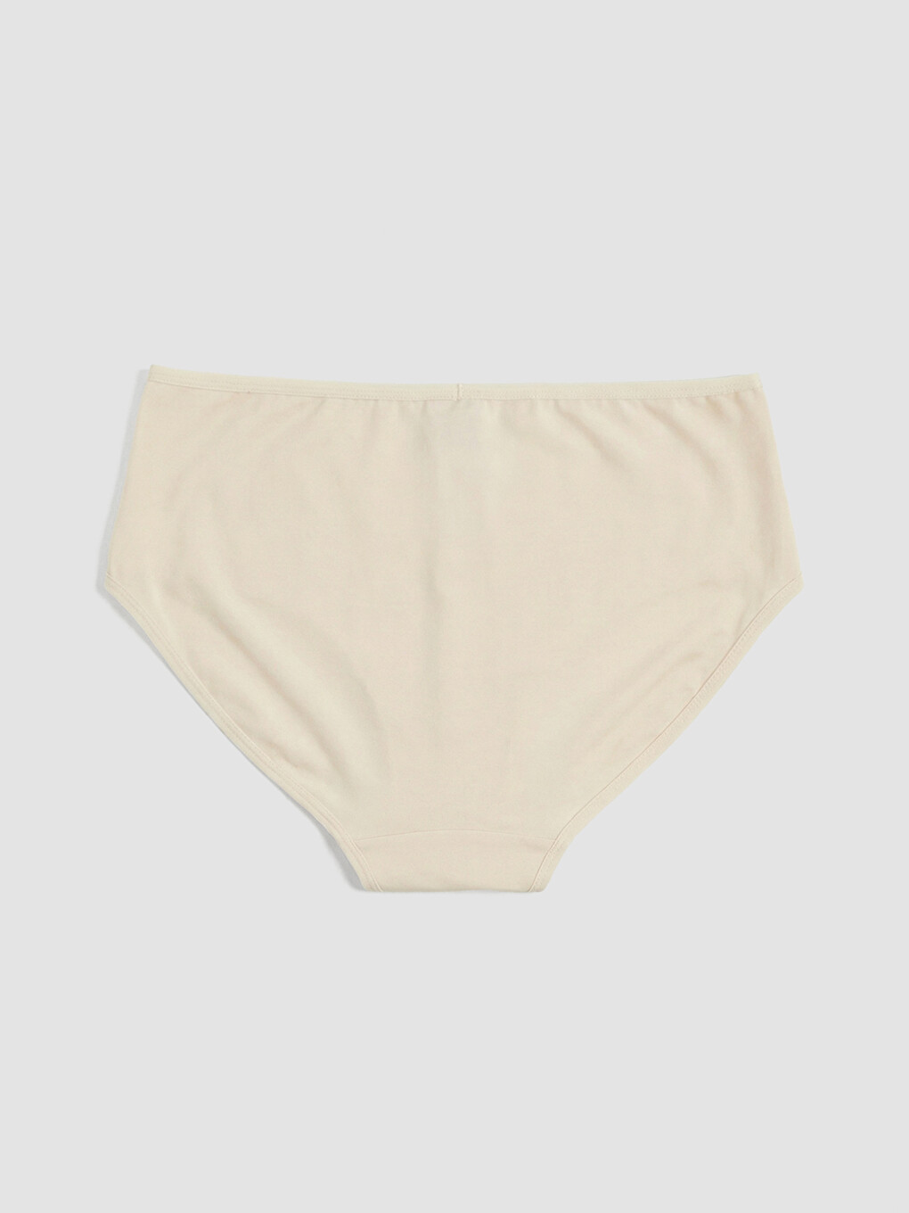 Ekru Düz Hipster Külot-1