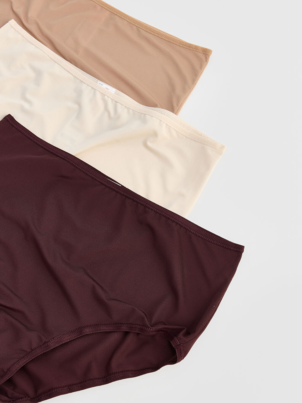 Mürdüm Yüksek Bel Külot 3'lü-5