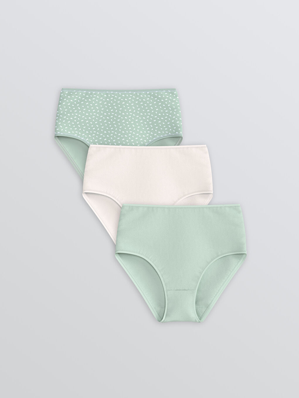 Жена Зелено Гащички с висока талия