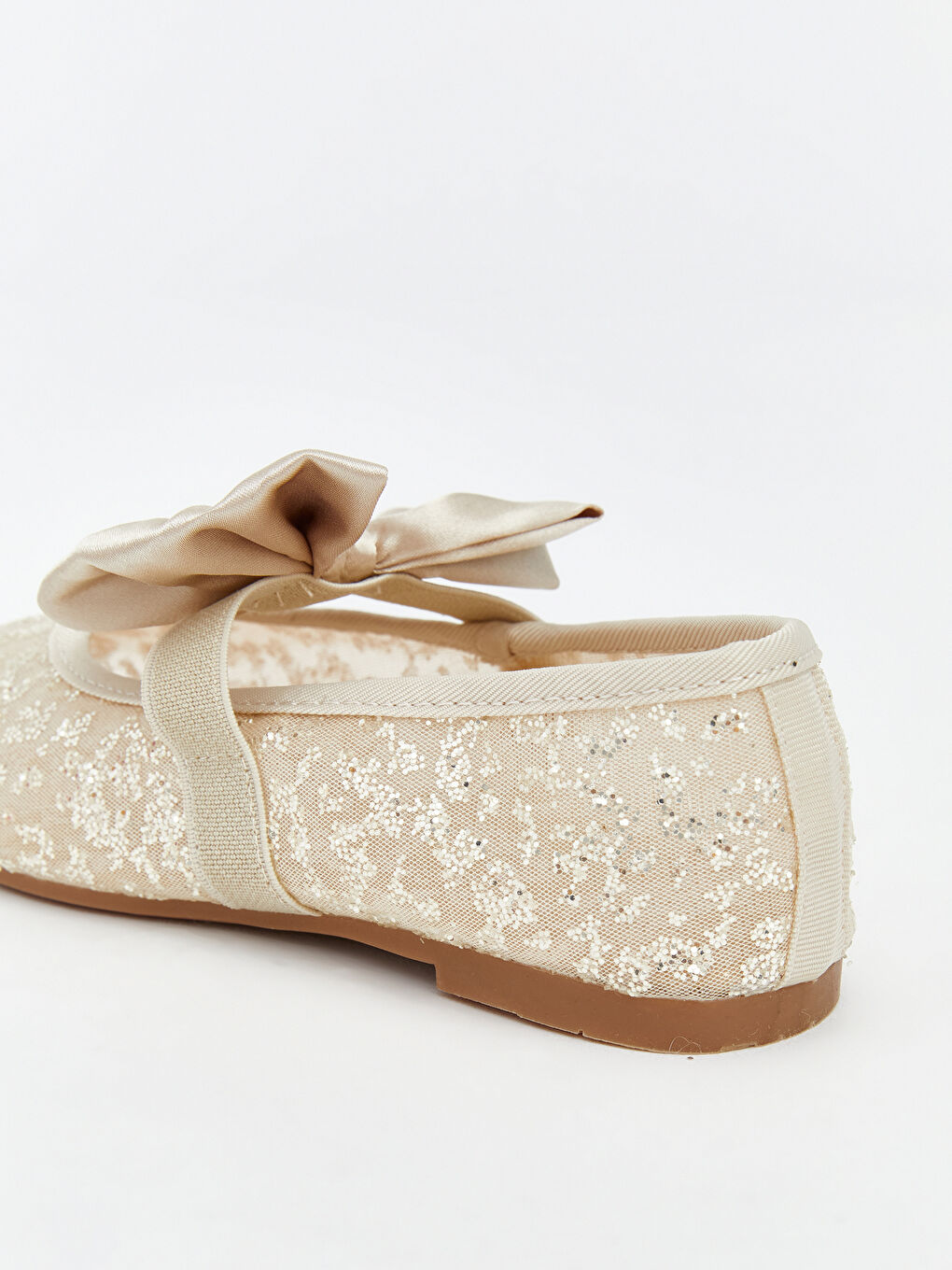 أحذية باليه مسطحة أصفر طفلة-4