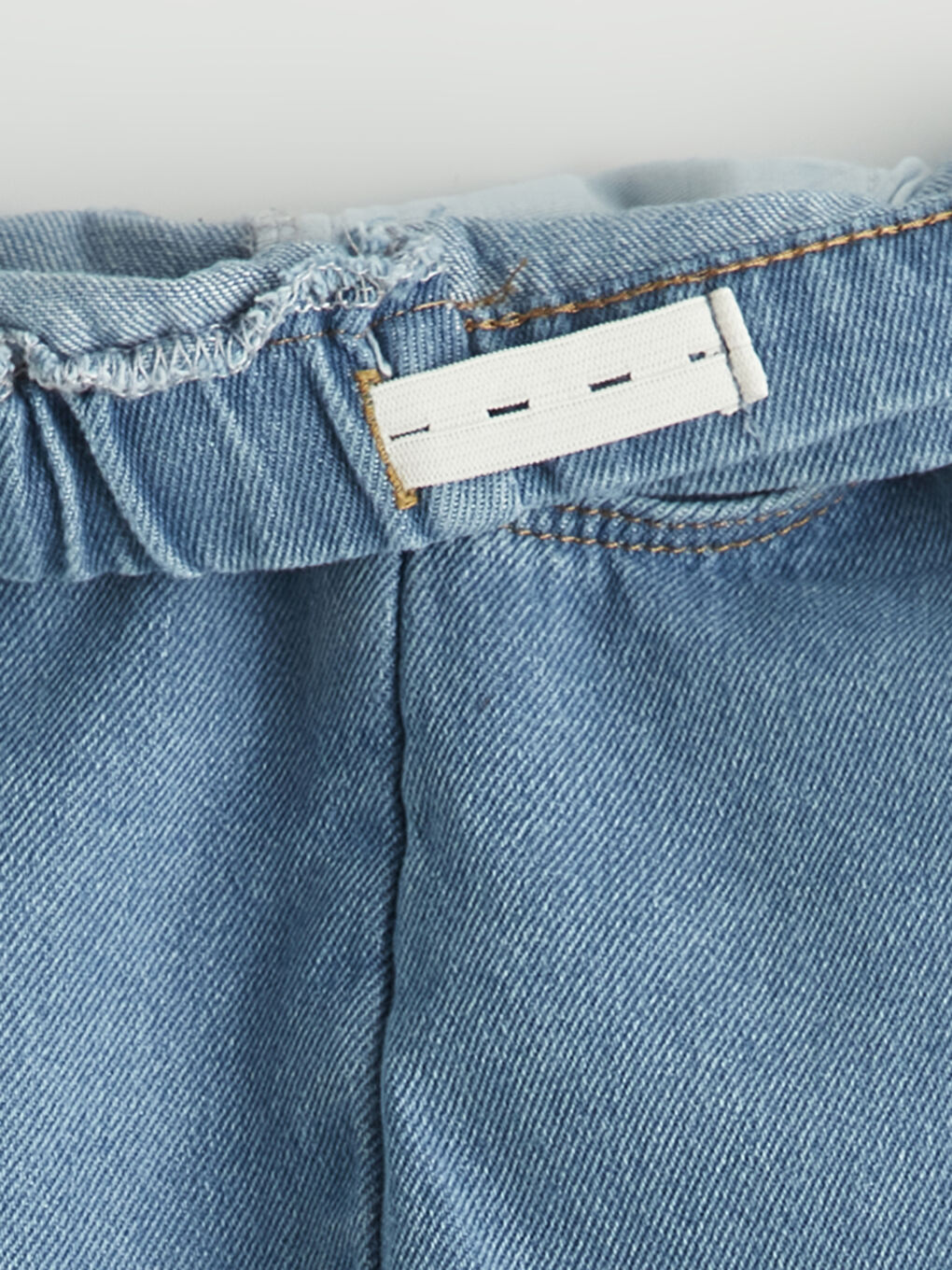 Mavi Kız Çocuk Jean Şort Etek-1