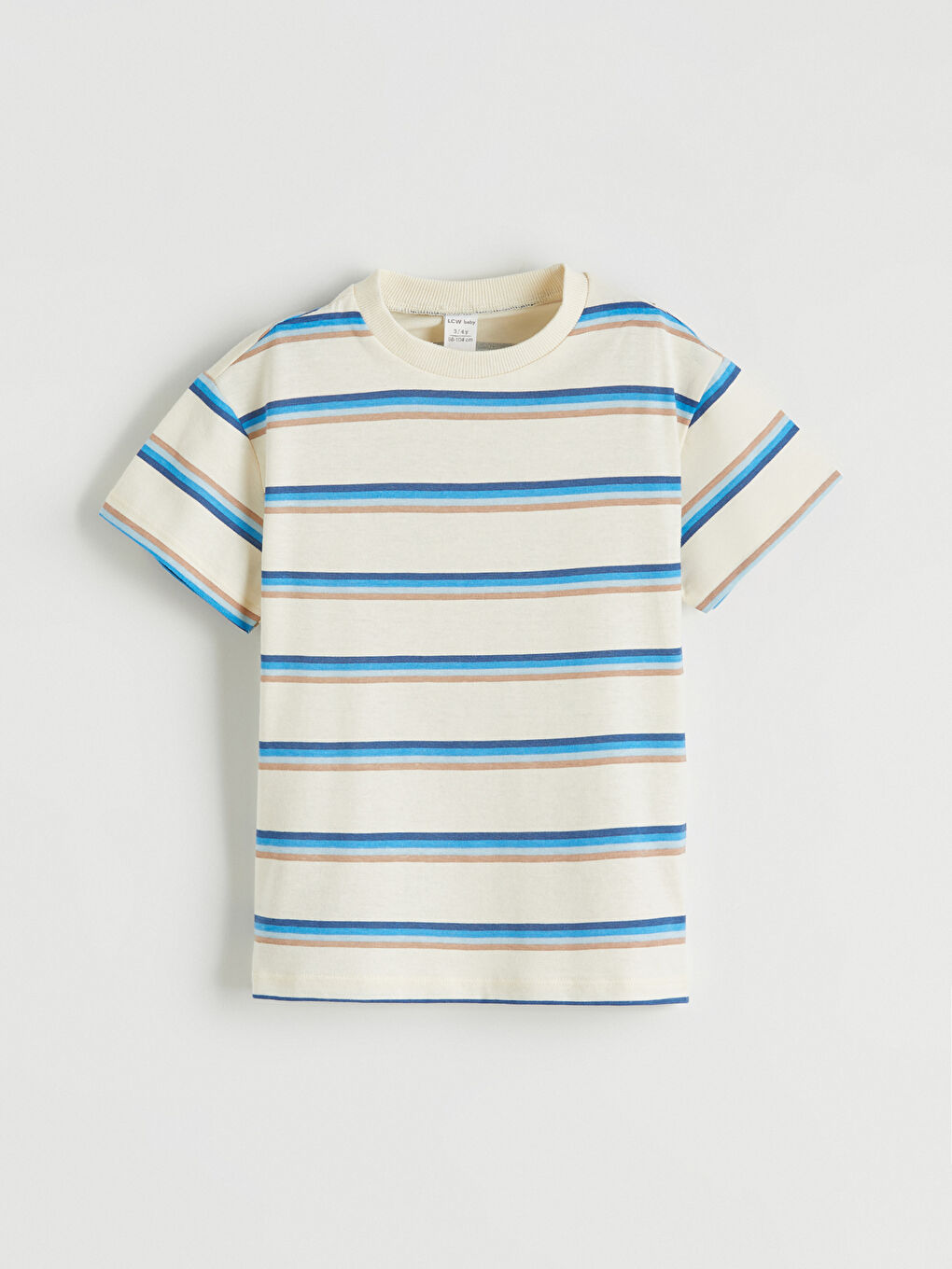 Baby Boy Striped T-Shirt and Shorts Set-1