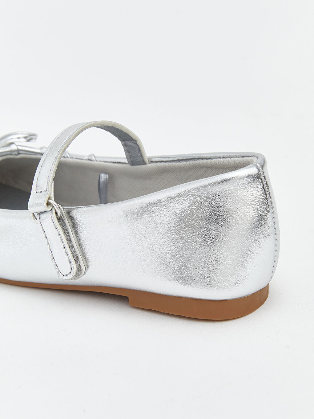 Bow Detailed Baby Girl Flats-4