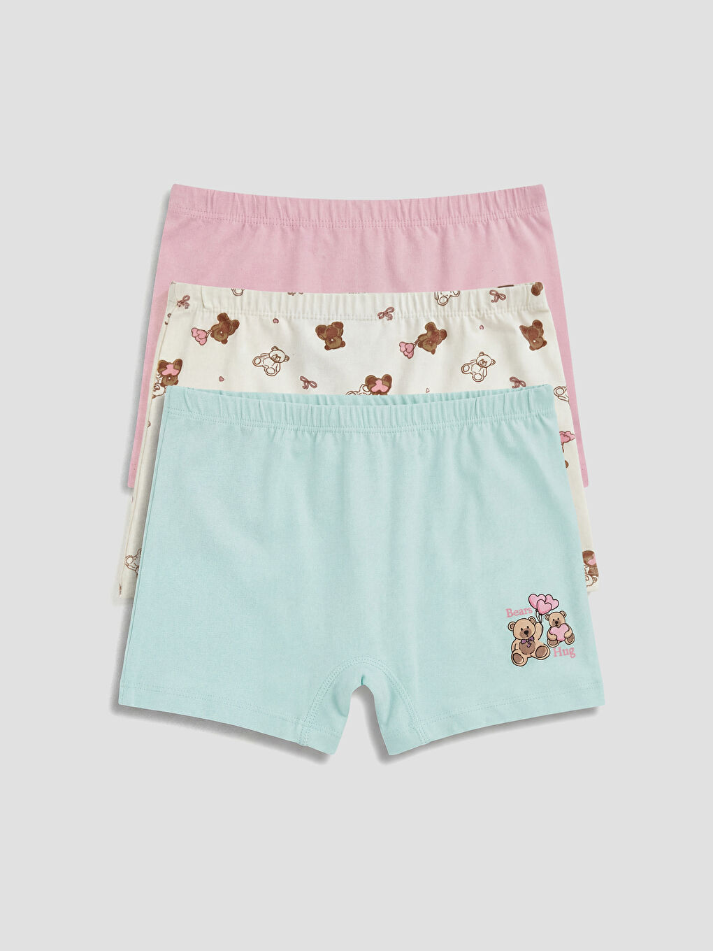 Girl WHITE Boxer Briefs-1