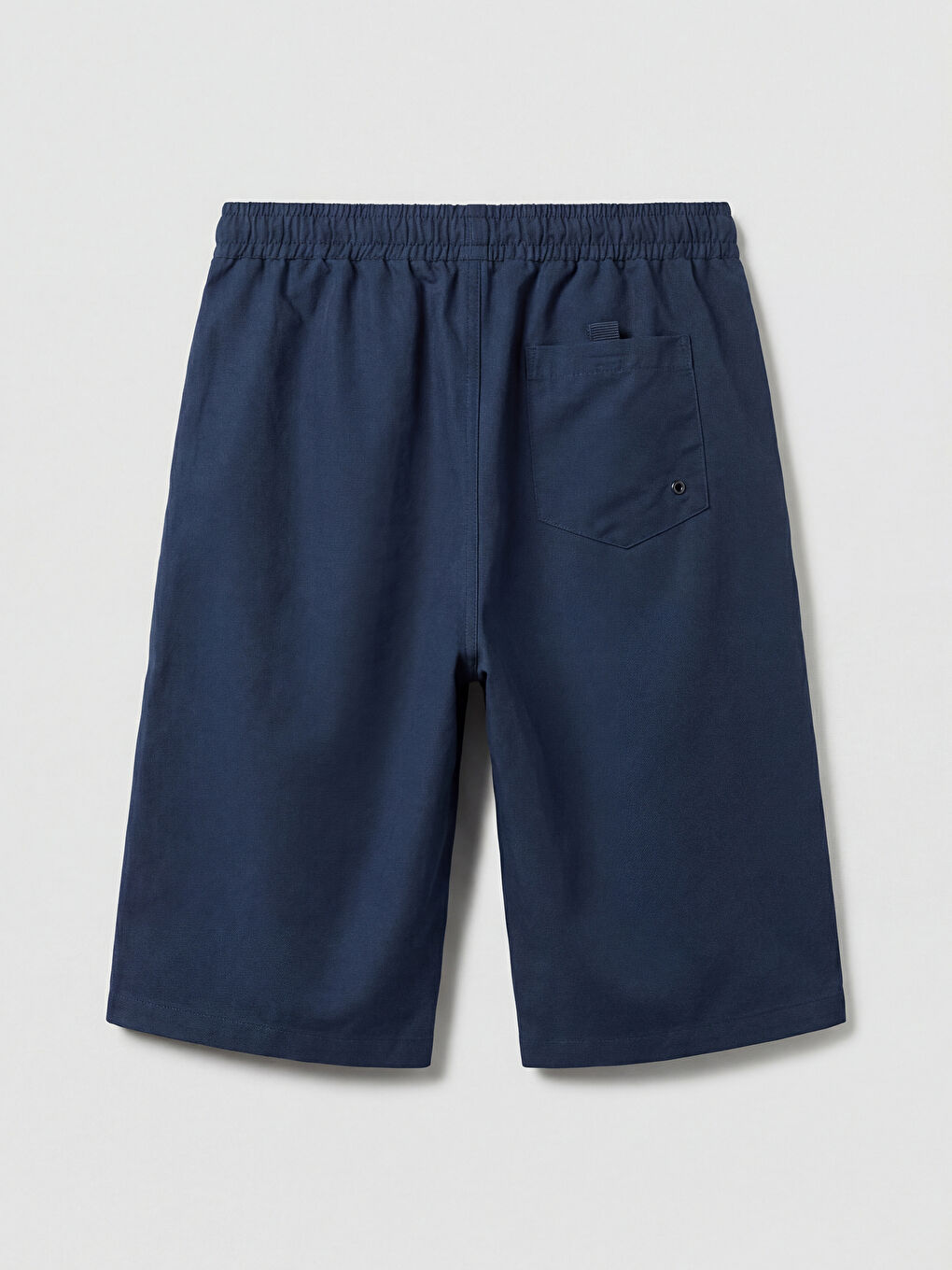 İndigo Diz Altı Boy Erkek Deniz Şortu-6