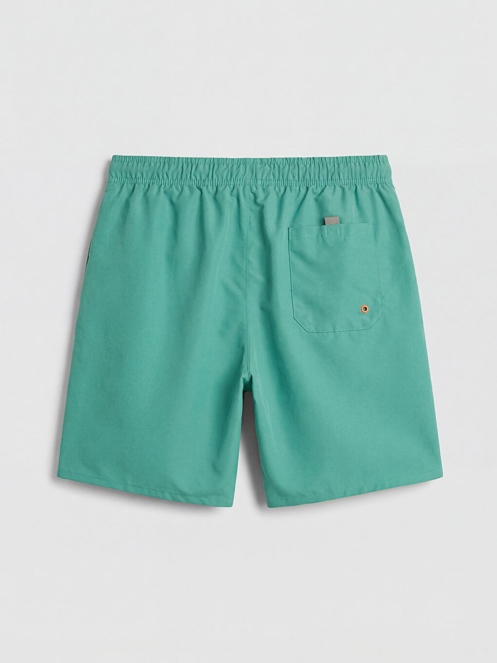 Turkuaz Diz Hizası Boy Erkek Deniz Şortu-5