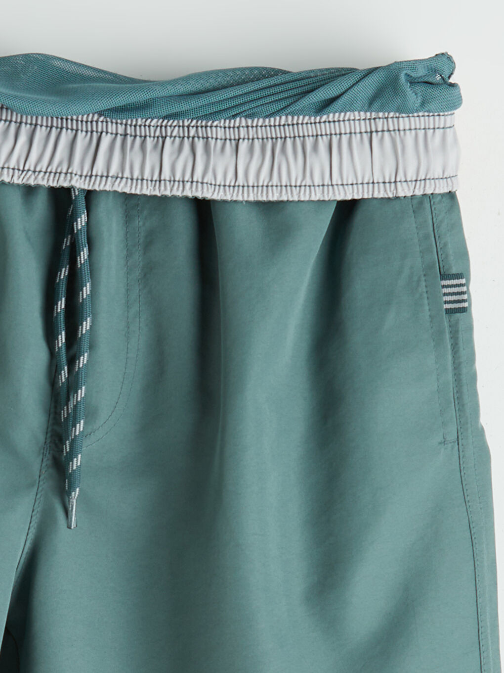 Petrol Kısa Boy Erkek Deniz Şortu-2