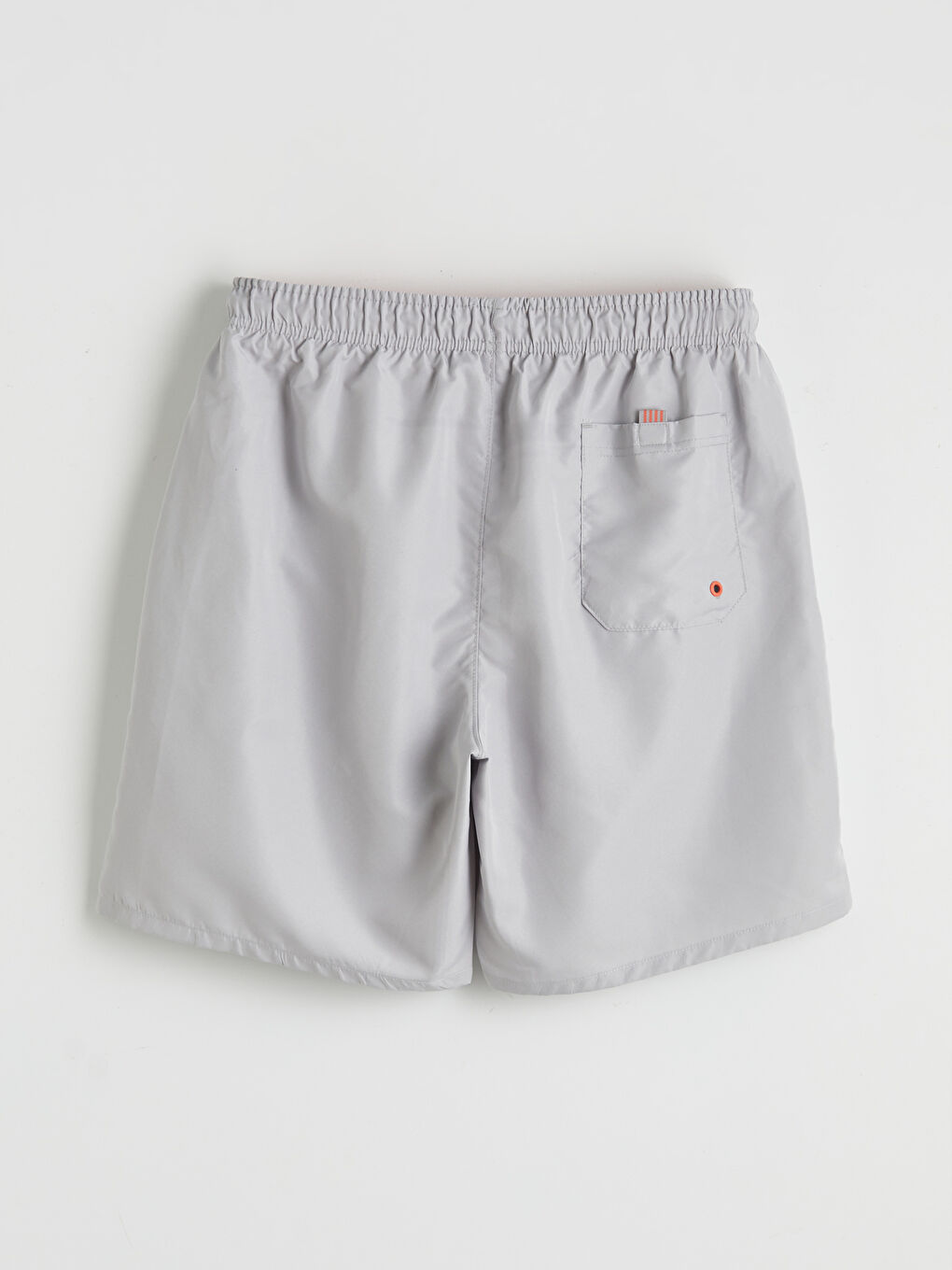 Gri Diz Hizası Boy Erkek Deniz Şortu-1