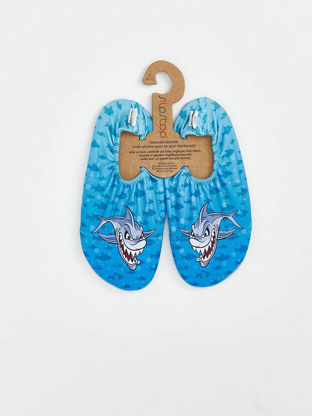 Mavi Baskılı Erkek Çocuk Deniz Ayakkabısı