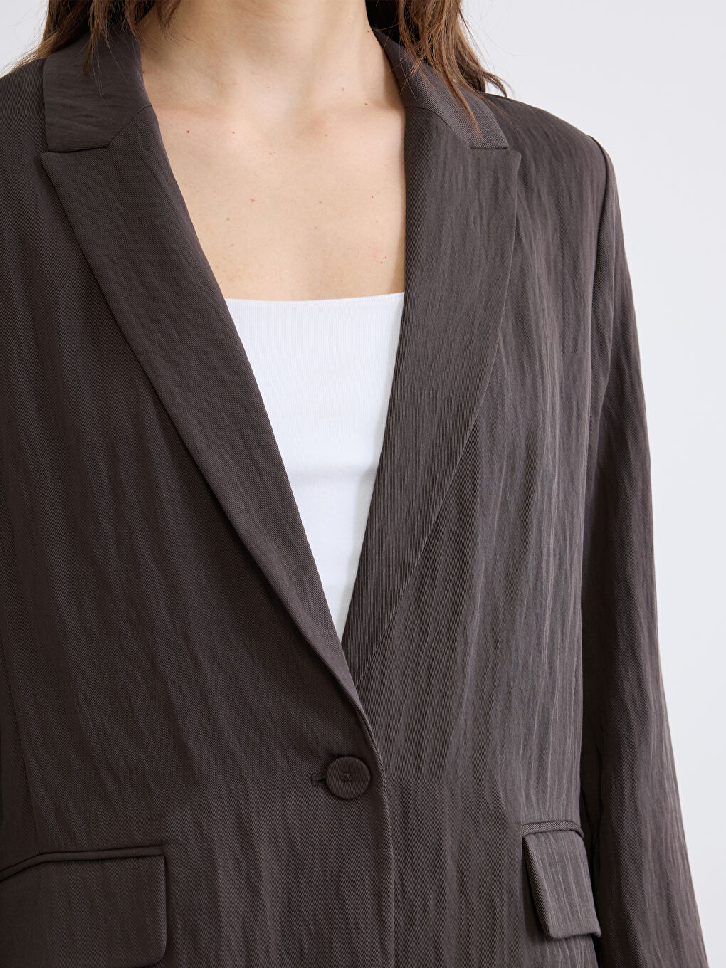 Regular Fit Women's Blazer Jacket-2