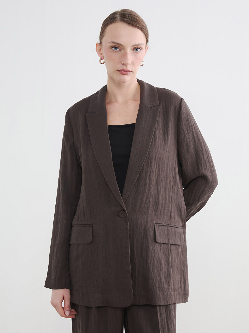 Regular Fit Kadın Blazer Ceket-1