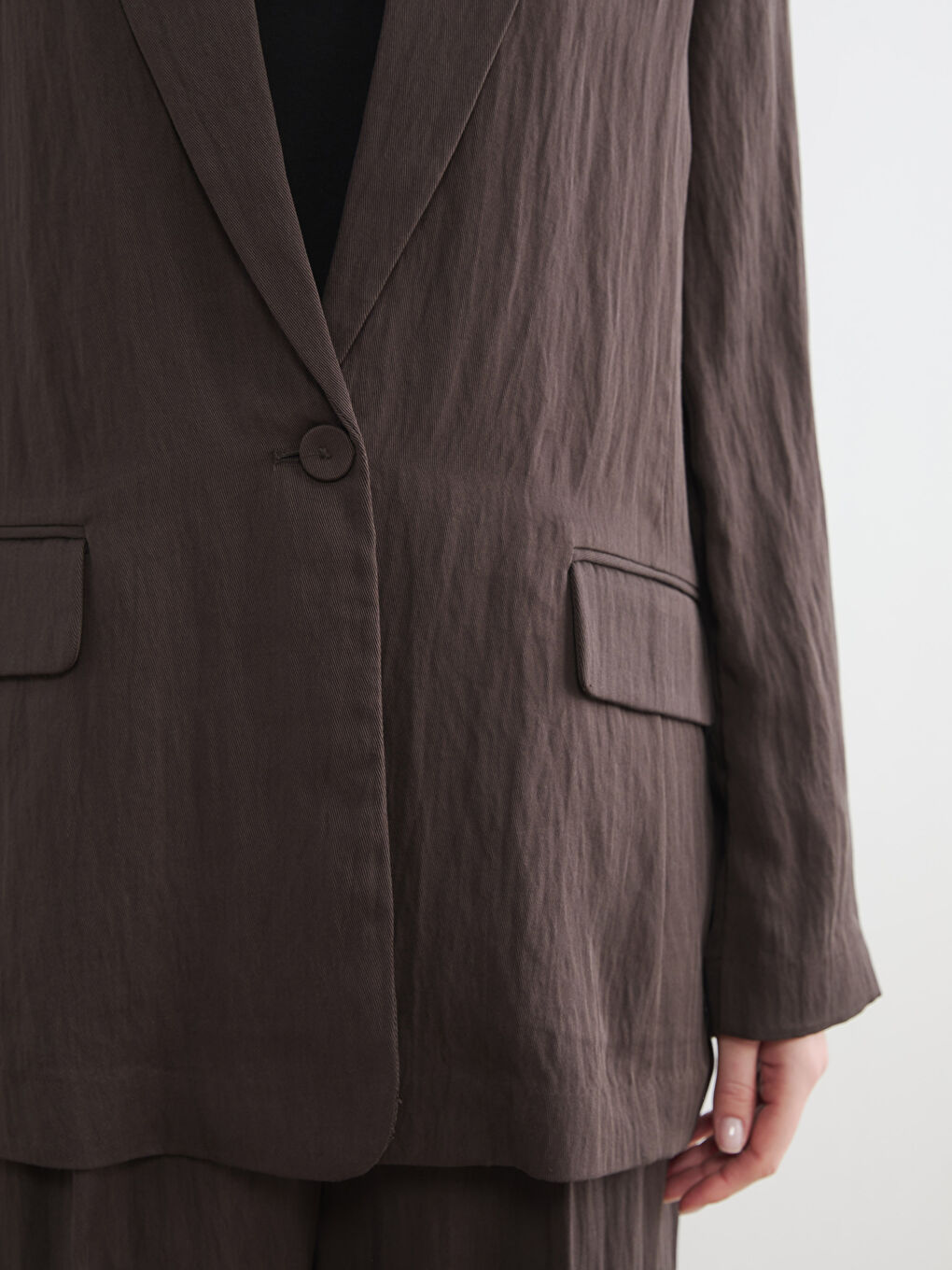 Regular Fit Kadın Blazer Ceket-4