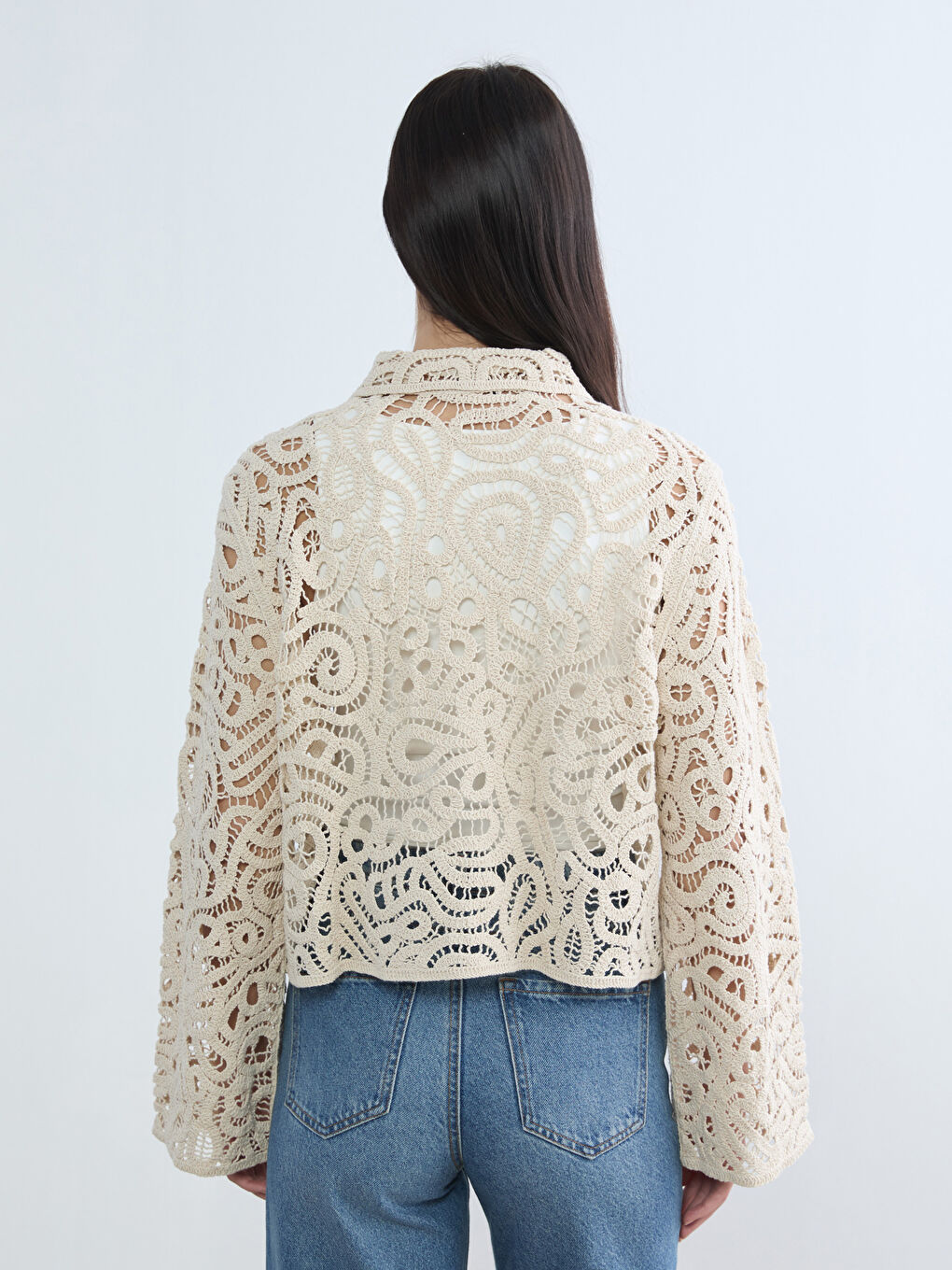 Woman BEIGE Overshirt-3