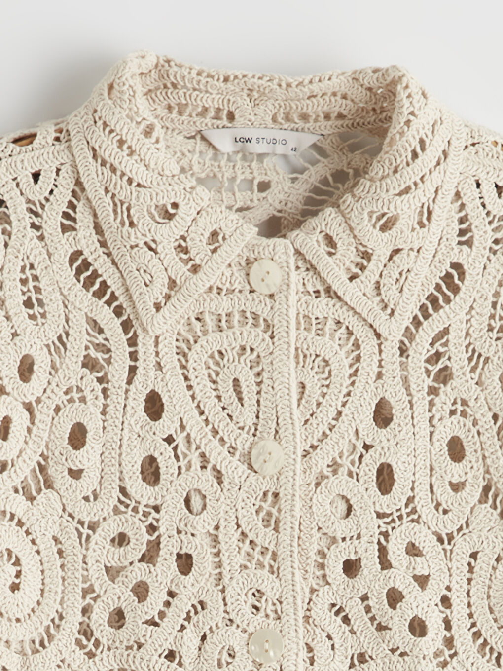 Woman BEIGE Overshirt-5