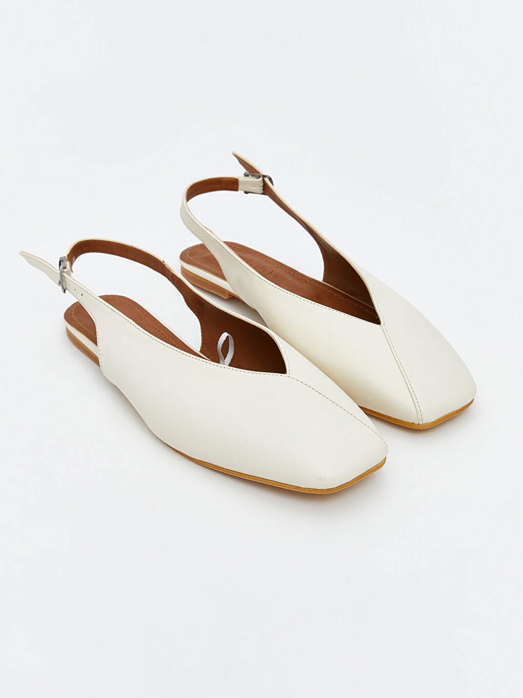 Bej Deri Görünümlü Kadın Babet