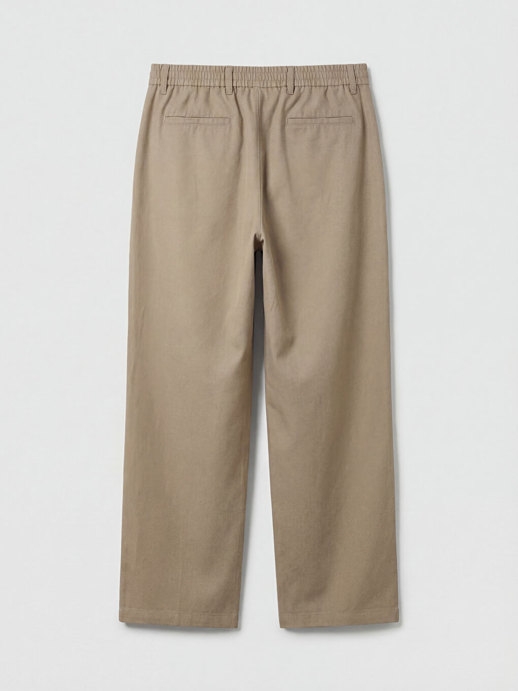 Bej Baggy Fit Erkek Pantolon-1