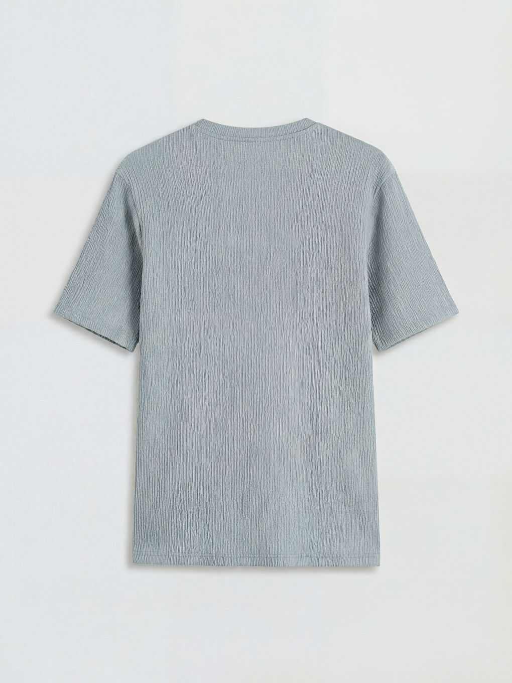 Yeşil Bisiklet Yaka Baskılı Erkek Tişört-1