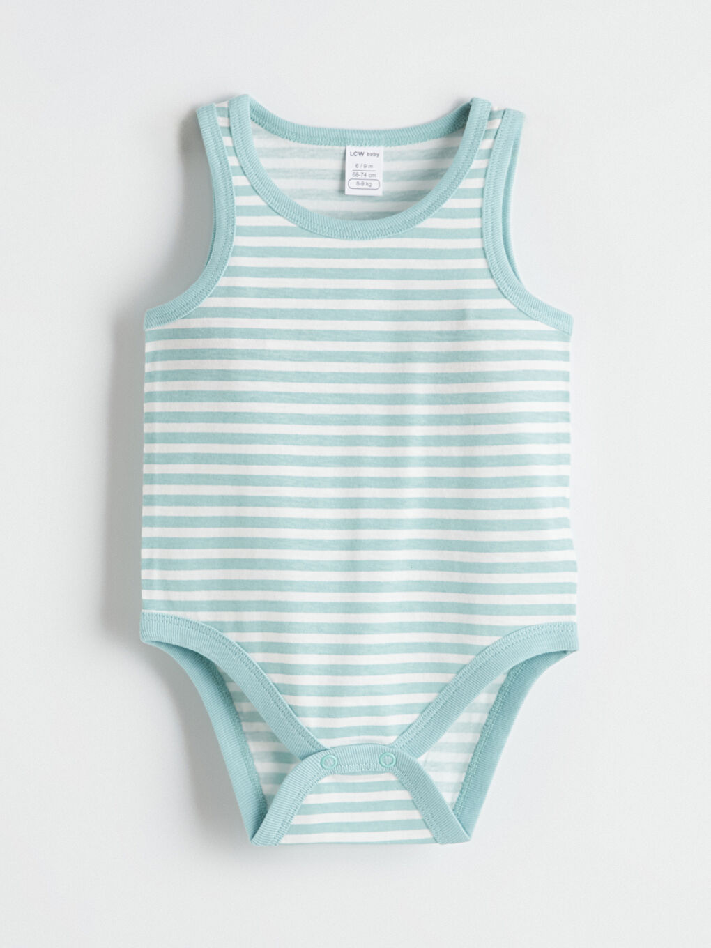 Ekru Desenli Erkek Bebek Çıtçıtlı Body 3'lü-3