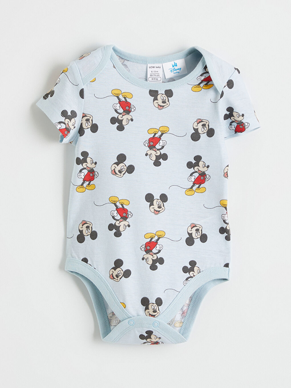 Μωρό Αγόρι ΜΠΛΕ Κορμάκι με κούμπωμα-4