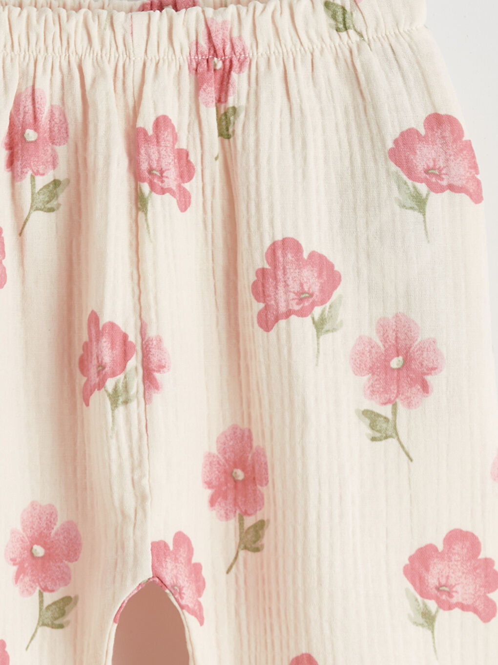 Floral Baby Girls' Muslin Blouse and Trousers-7