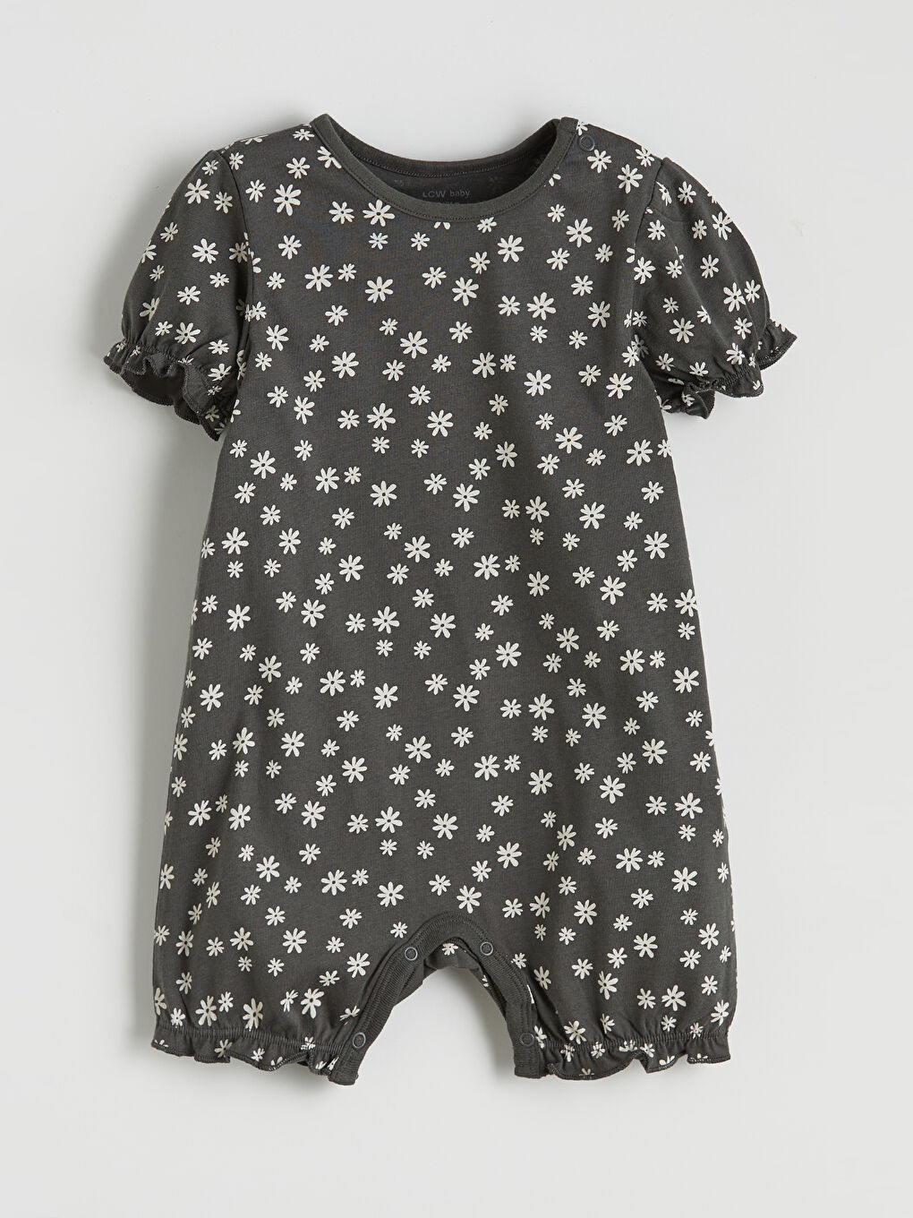 Малышки девочки Серый Комбинезон-1