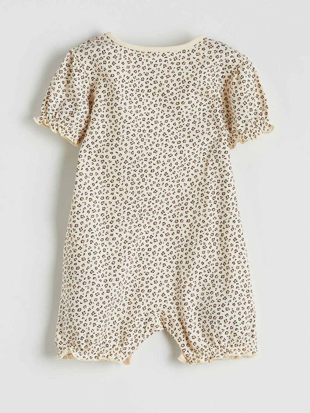 Малышки девочки Серый Комбинезон-4