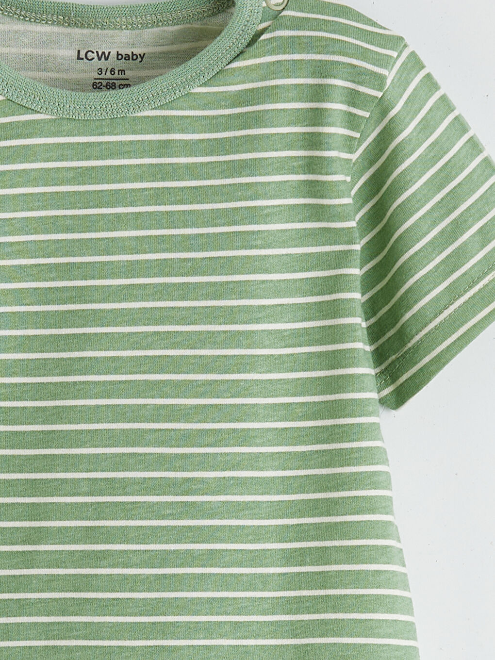 Bej Baskılı Erkek Bebek Tulum 2'li-5