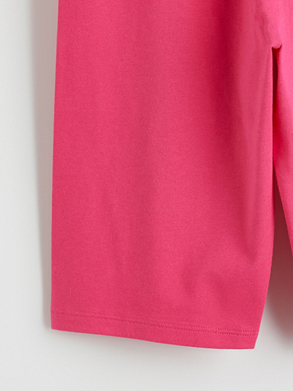 بنات سروال ضيق بسيط قصير-1