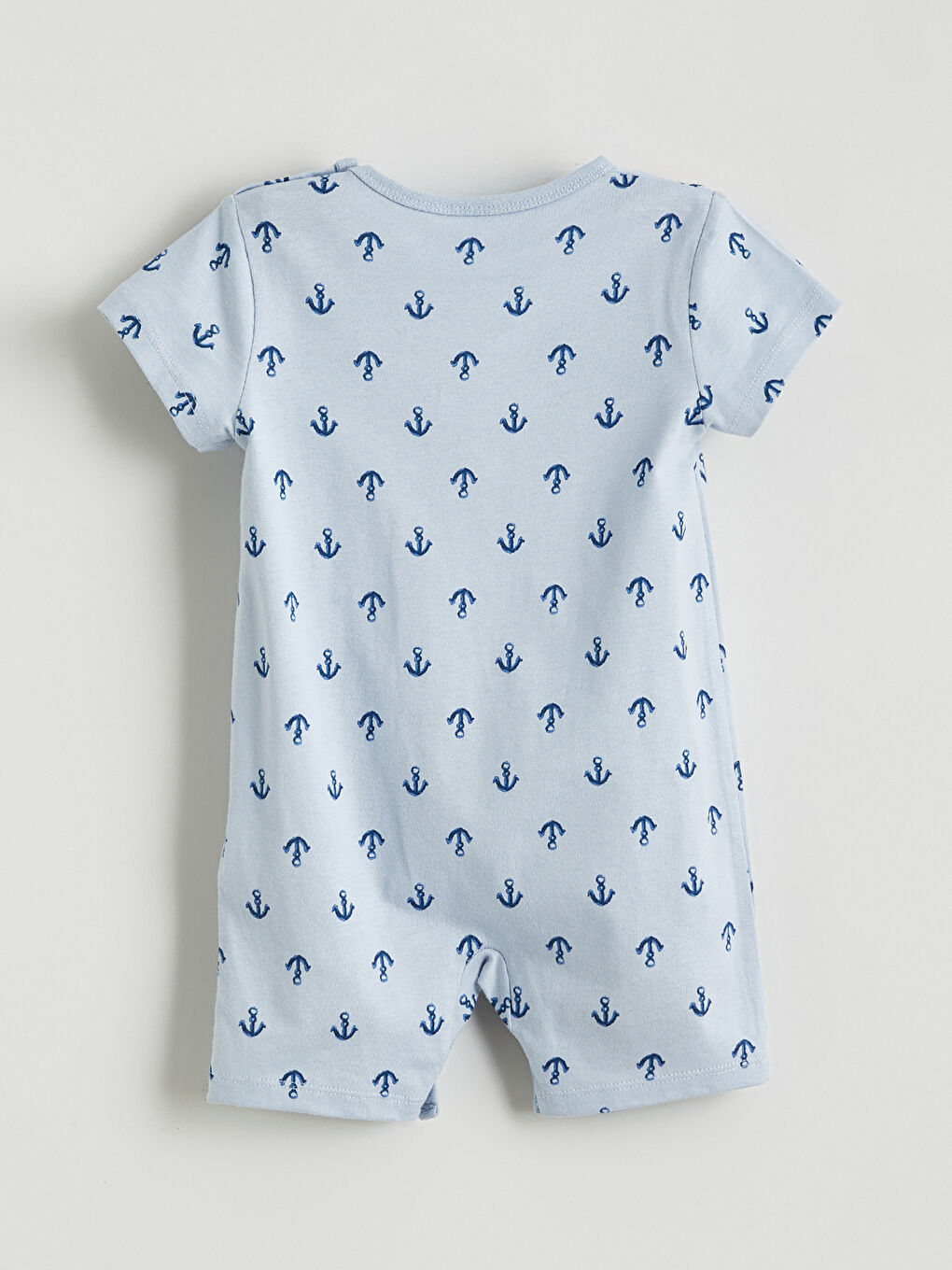 Mavi Bisiklet Yaka Erkek Bebek Tulum 2'li-3