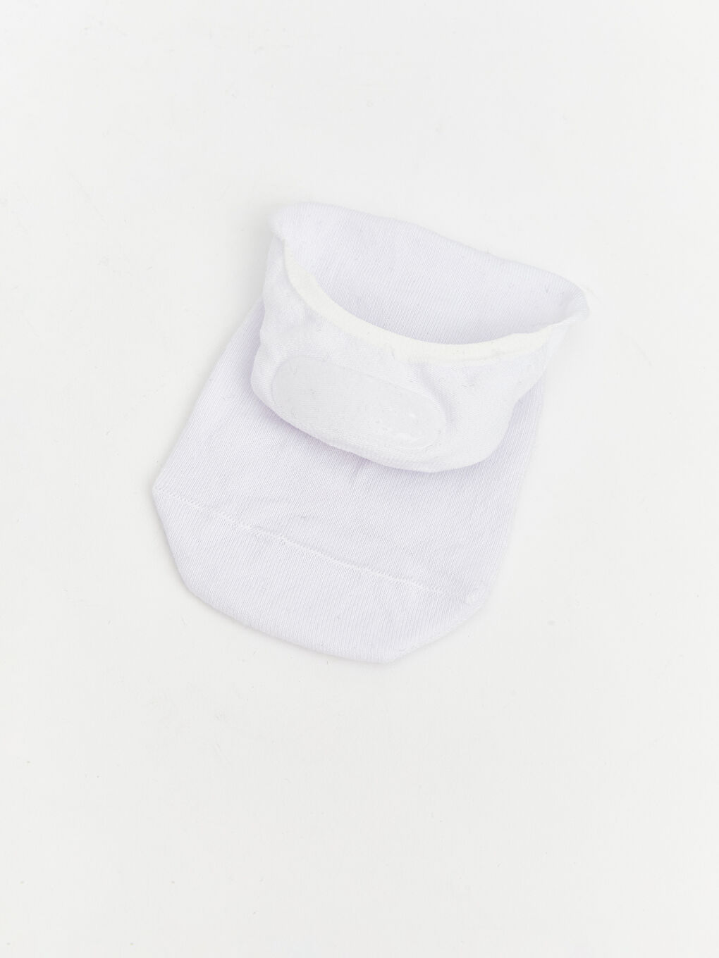 Man WHITE Invisible Socks-1