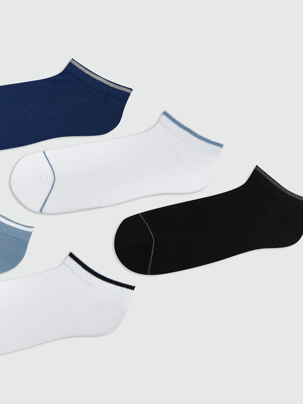 Karışık Erkek Patik Çorap 5'li-1