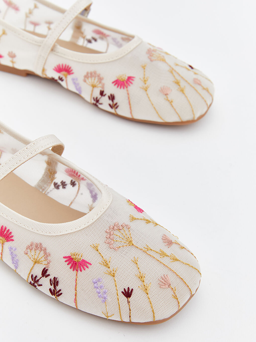 Девочки Бежевый Балетки-2