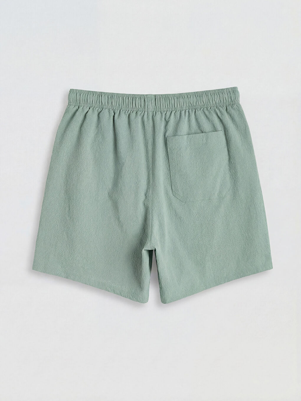 Yeşil Kısa Boy Erkek Deniz Şortu-5