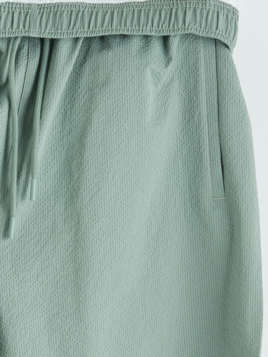 Yeşil Kısa Boy Erkek Deniz Şortu-7