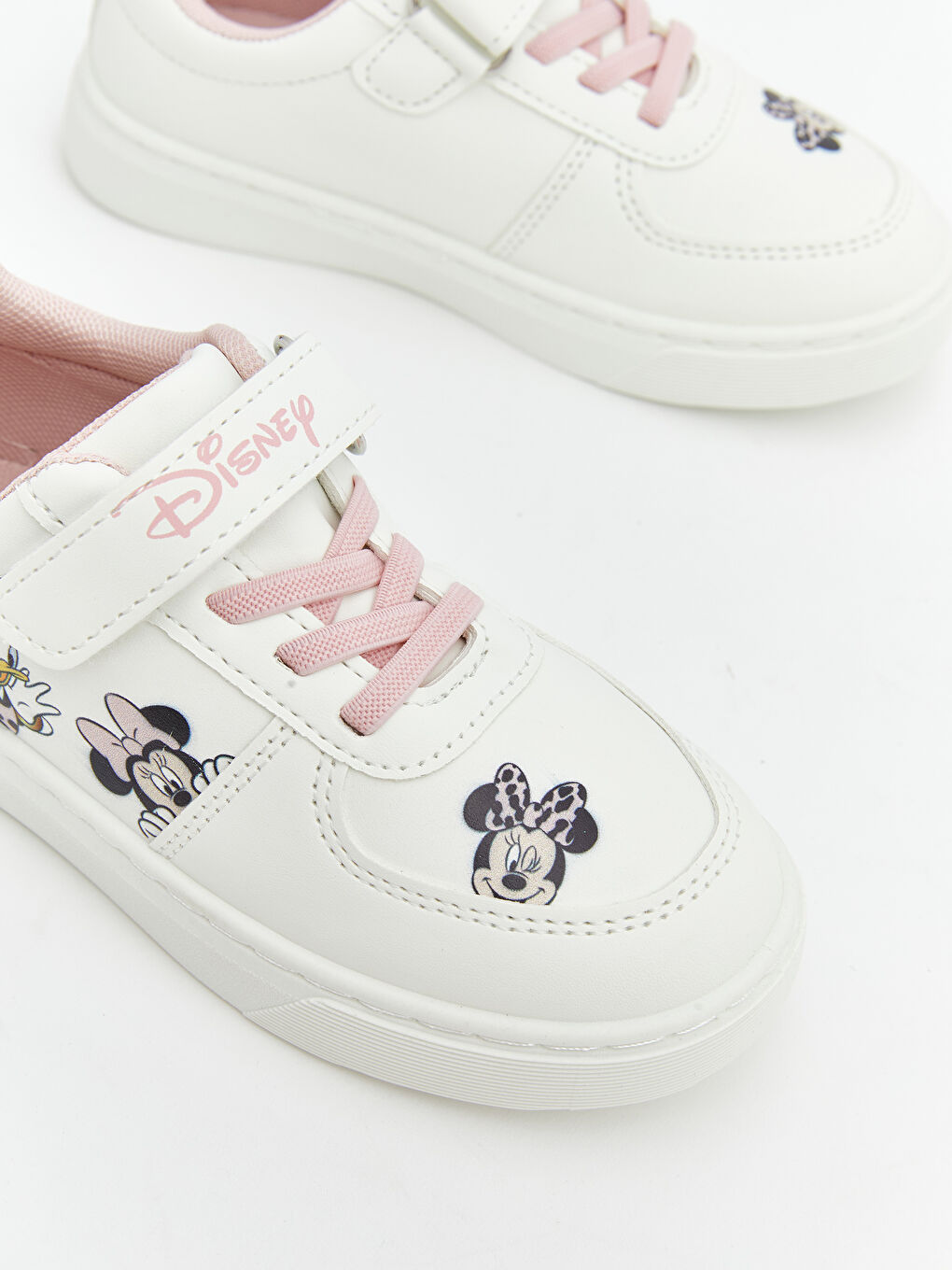 Minnie Mouse Print Baby Girl Sneakers-2