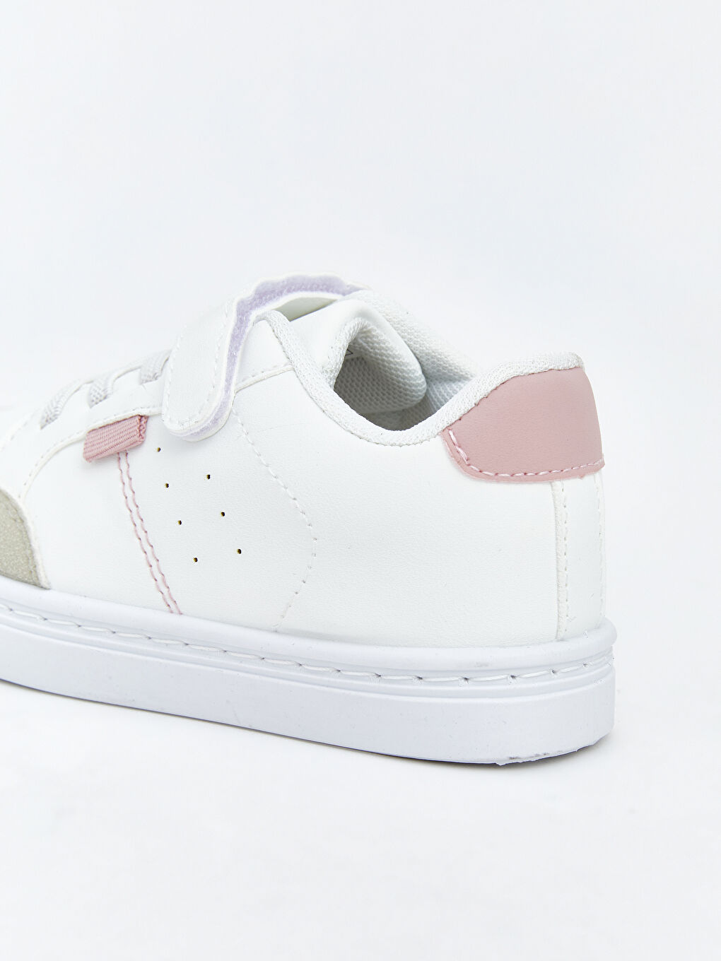 Lace and Hook-and-Loop Baby Girl Sneakers-4